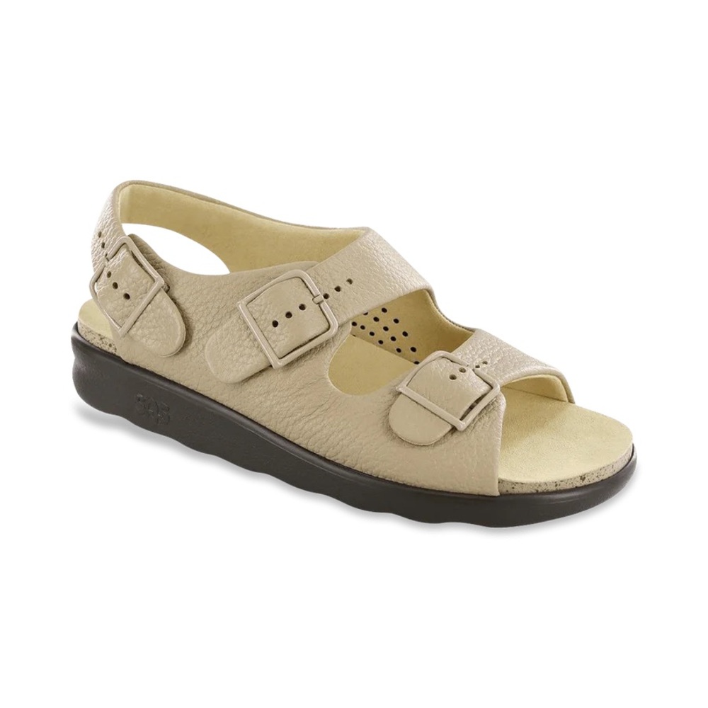 SAS Light Tan Sandals with Adjustable Straps